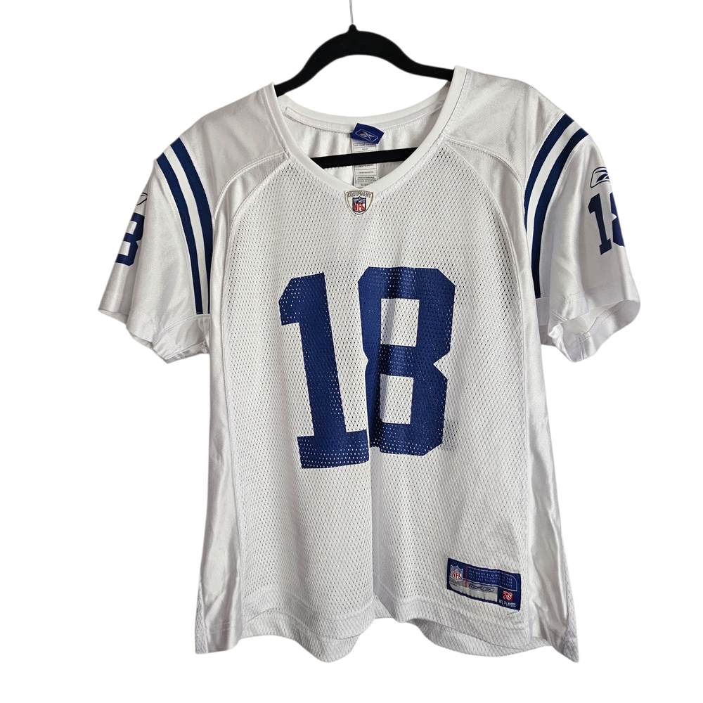 Reebok White and Blue Jersey